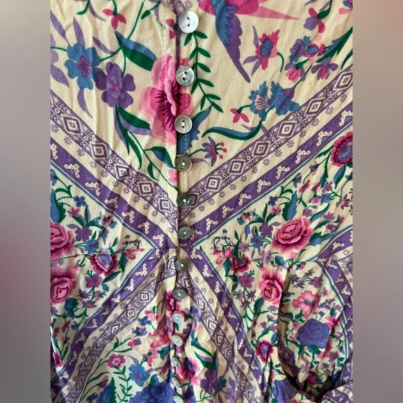 SPELL & The Gypsy Babushka Mary Kate Gown lavender oversized fit with bra - Picture 10 of 14